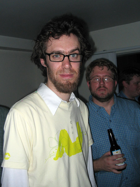 Carl with Andy in the background