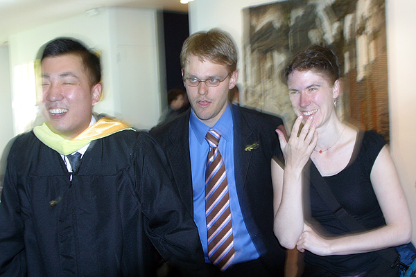 David, Matt & Diana being blurry