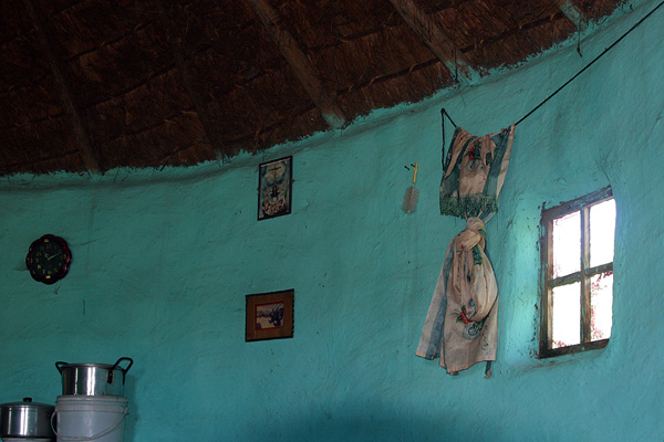 Inside the house