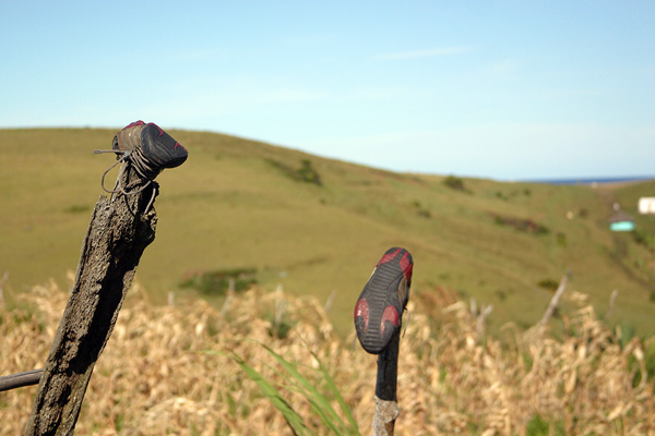 Upside down scarecrow?