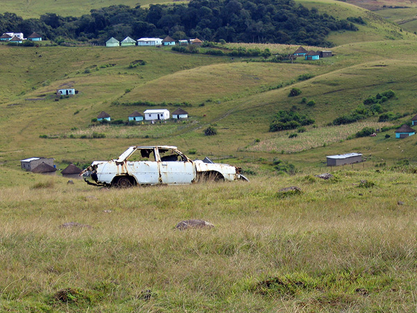 Abandoned car