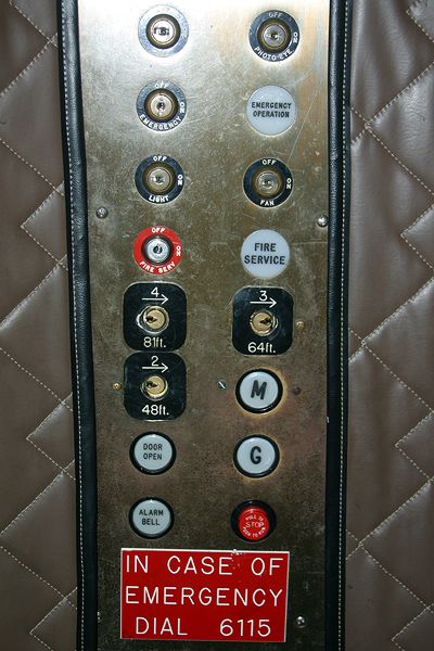 Museum elevator